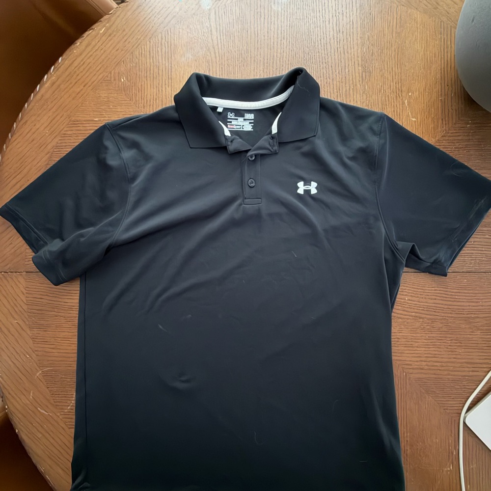 LG Men's Black Polo Shirt